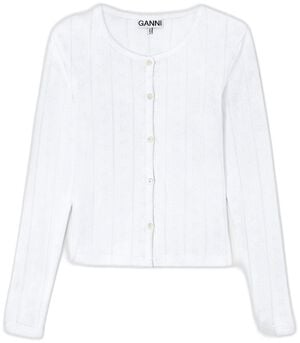Compact pointelle rib jersey LS But