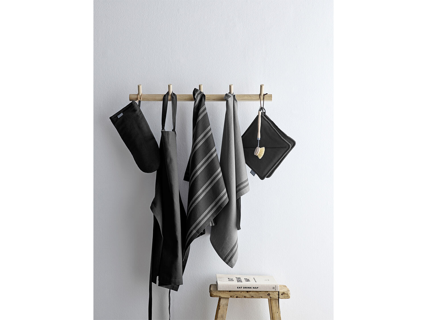 Grytlapp 20x20 Soft 2-pk Svart