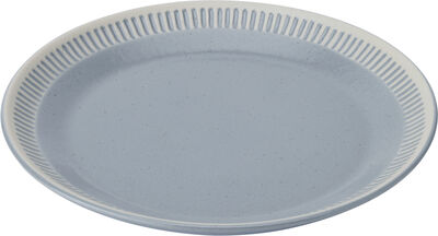 Knabstrup Colorit, tallerken, grå, Ø19 cm