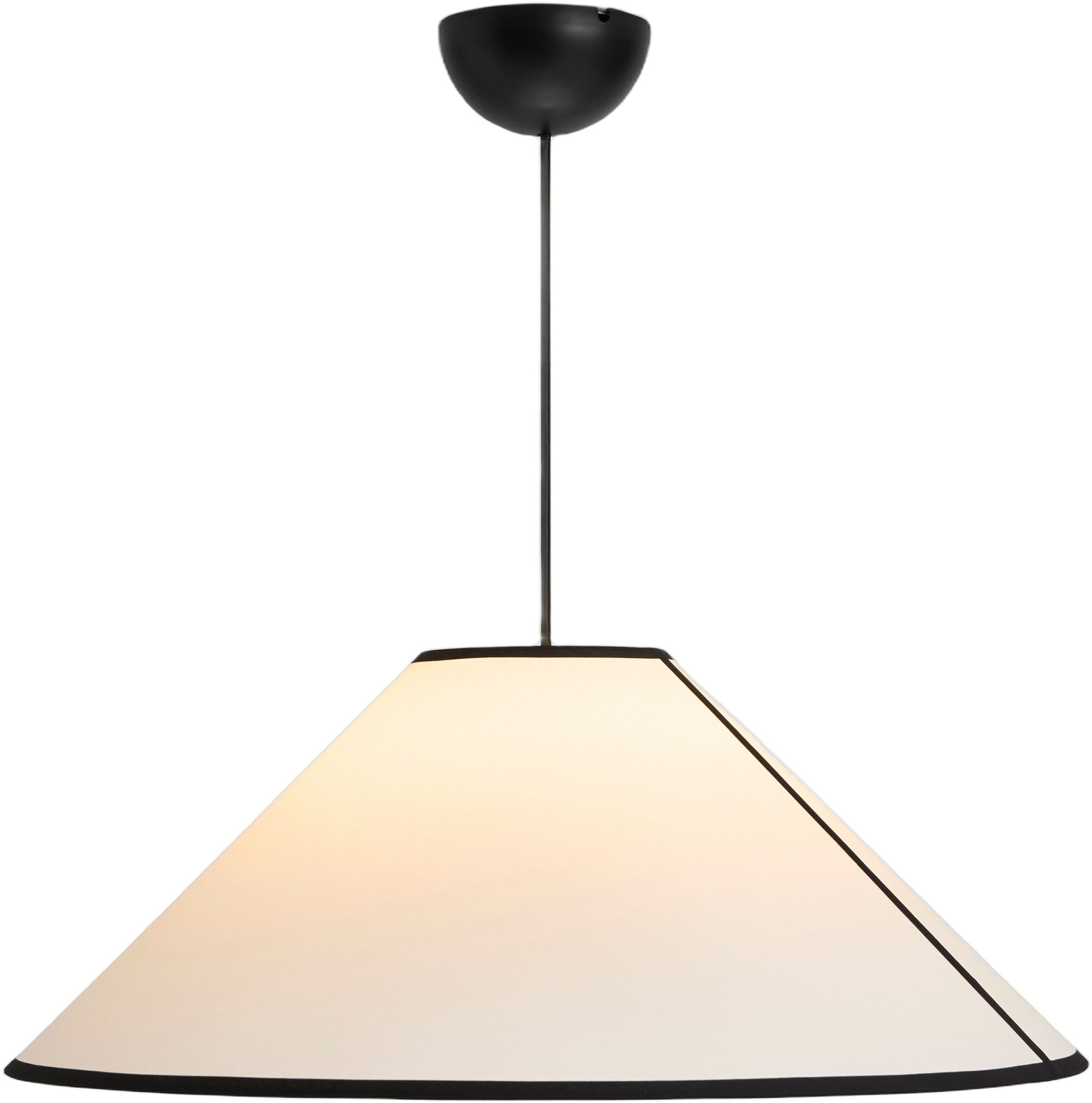 Ava Cone Pendant-600-White