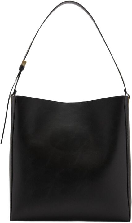 Shopper bag with metallic detail