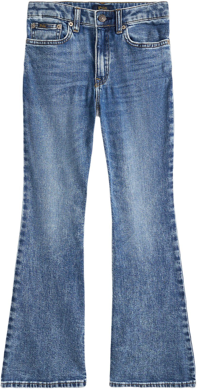 Flared Indigo Denim Jean