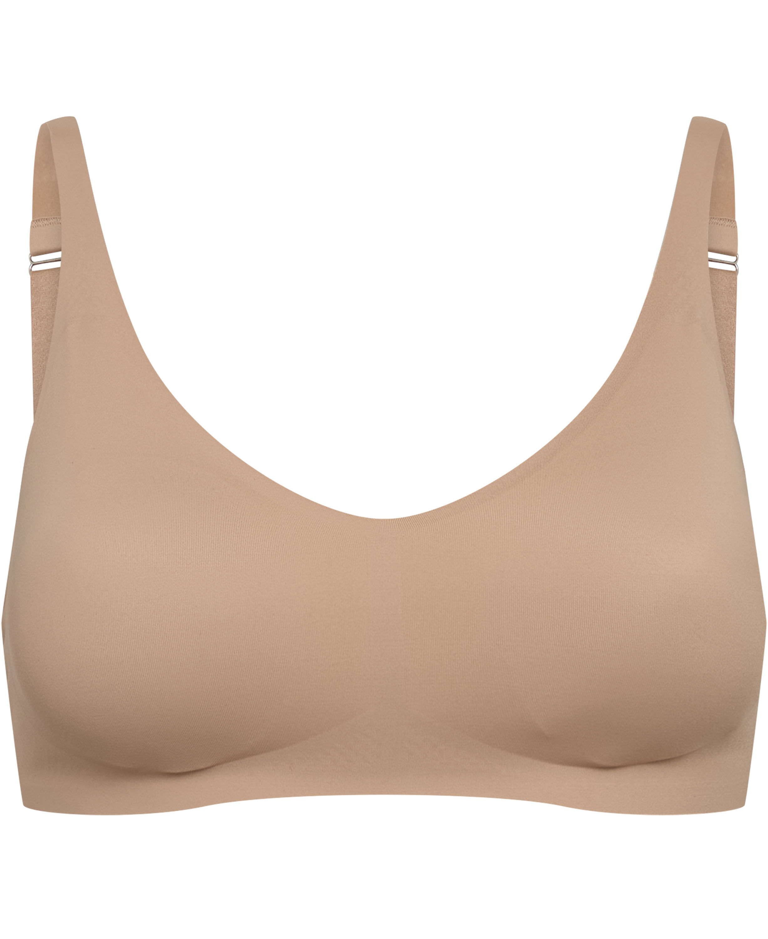 Super soft v-neck bra with molded s