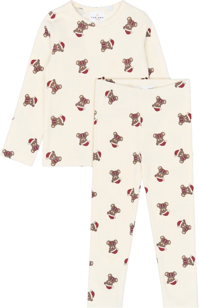 Tnstholiday Teddy Rib Nattset