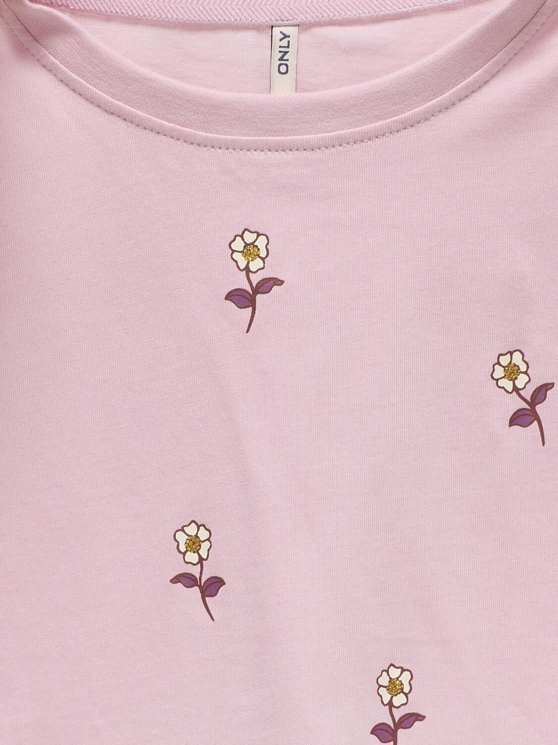 Kmgcream Life Ss Loose Printed Tee Jrs