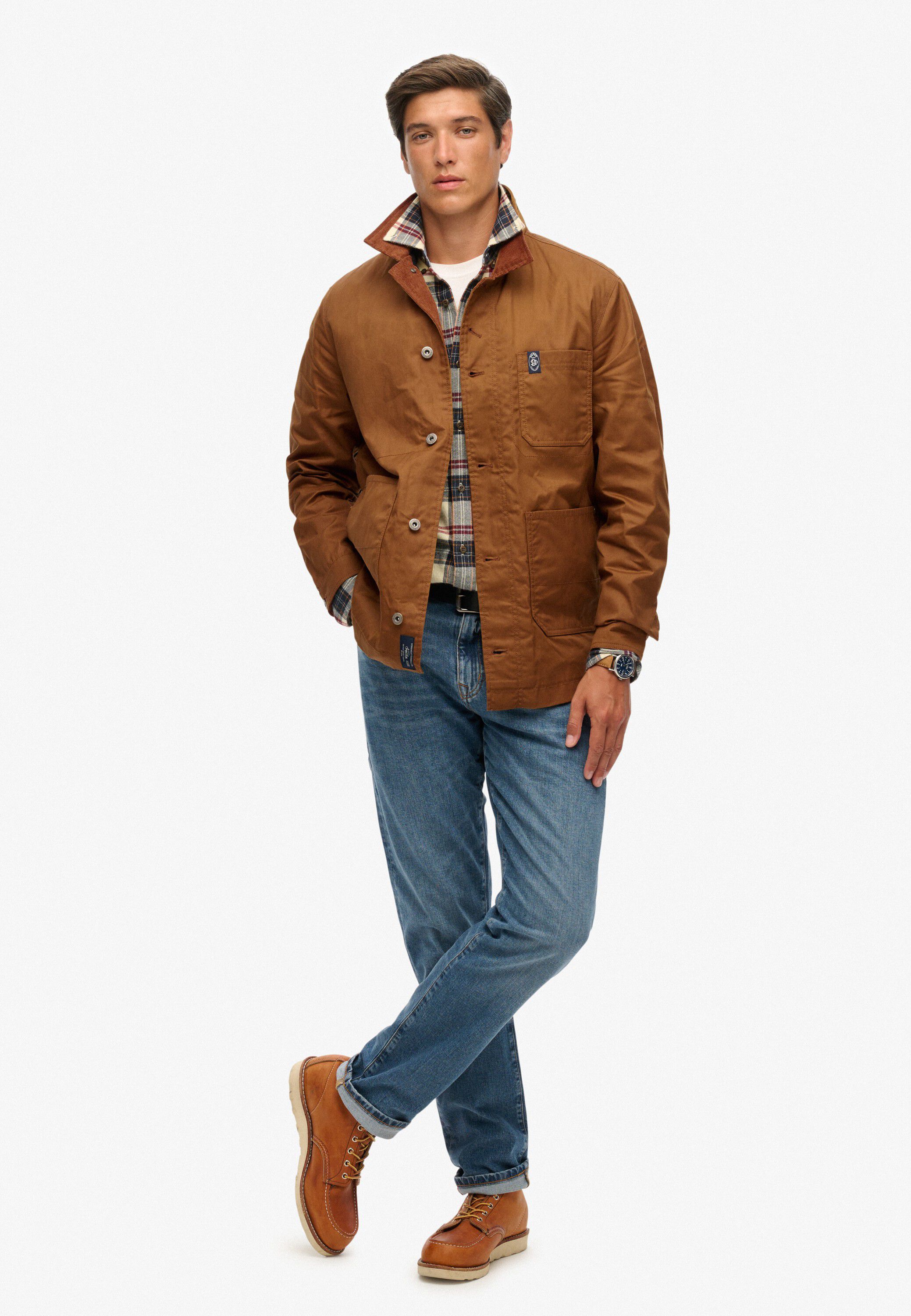 MERCHANT WAXED WORKER JACKET