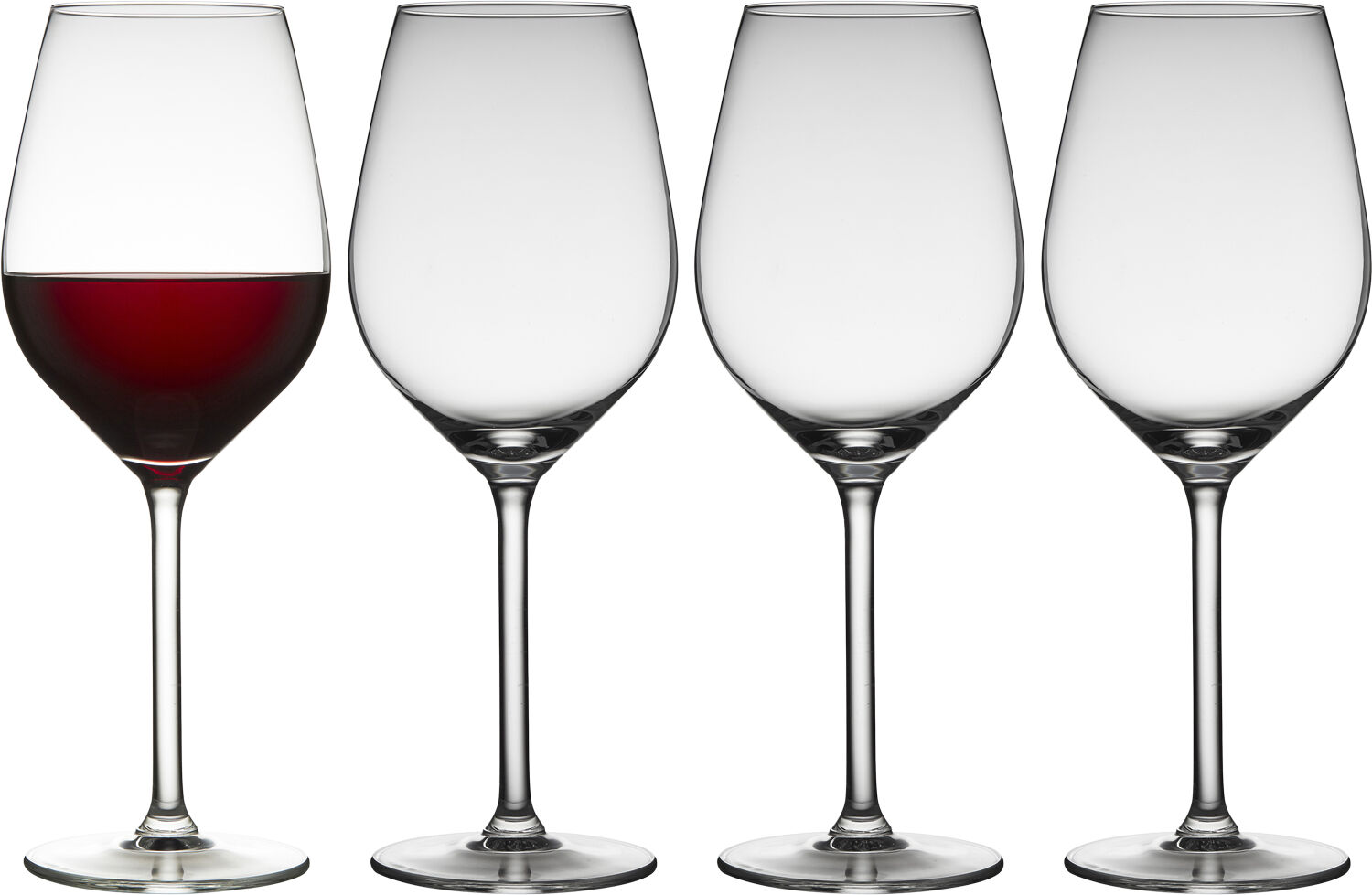 R&ouml;dvinsglas Juvel 50 cl 4 st