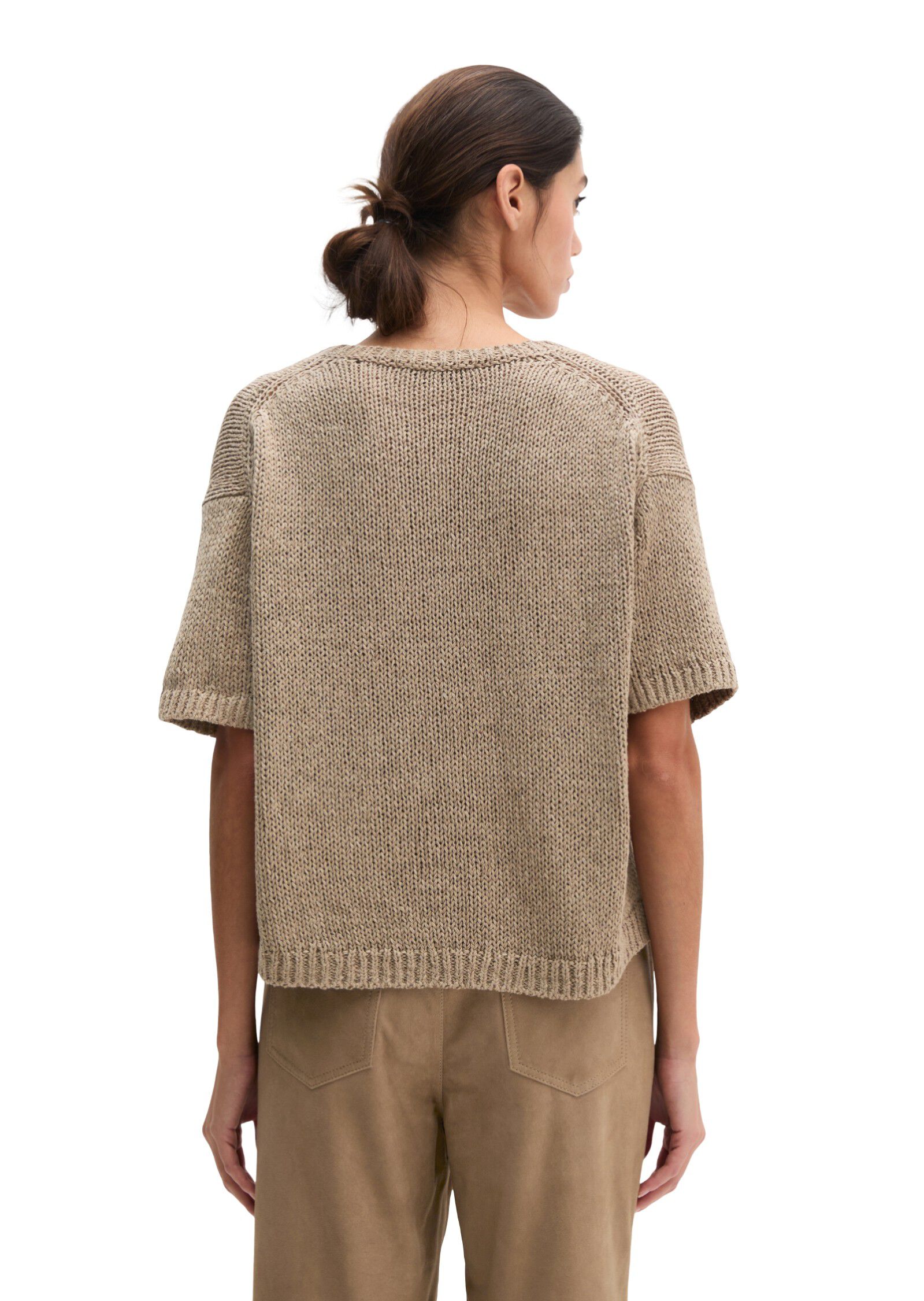 Pullover, shortsleeve, round-neck