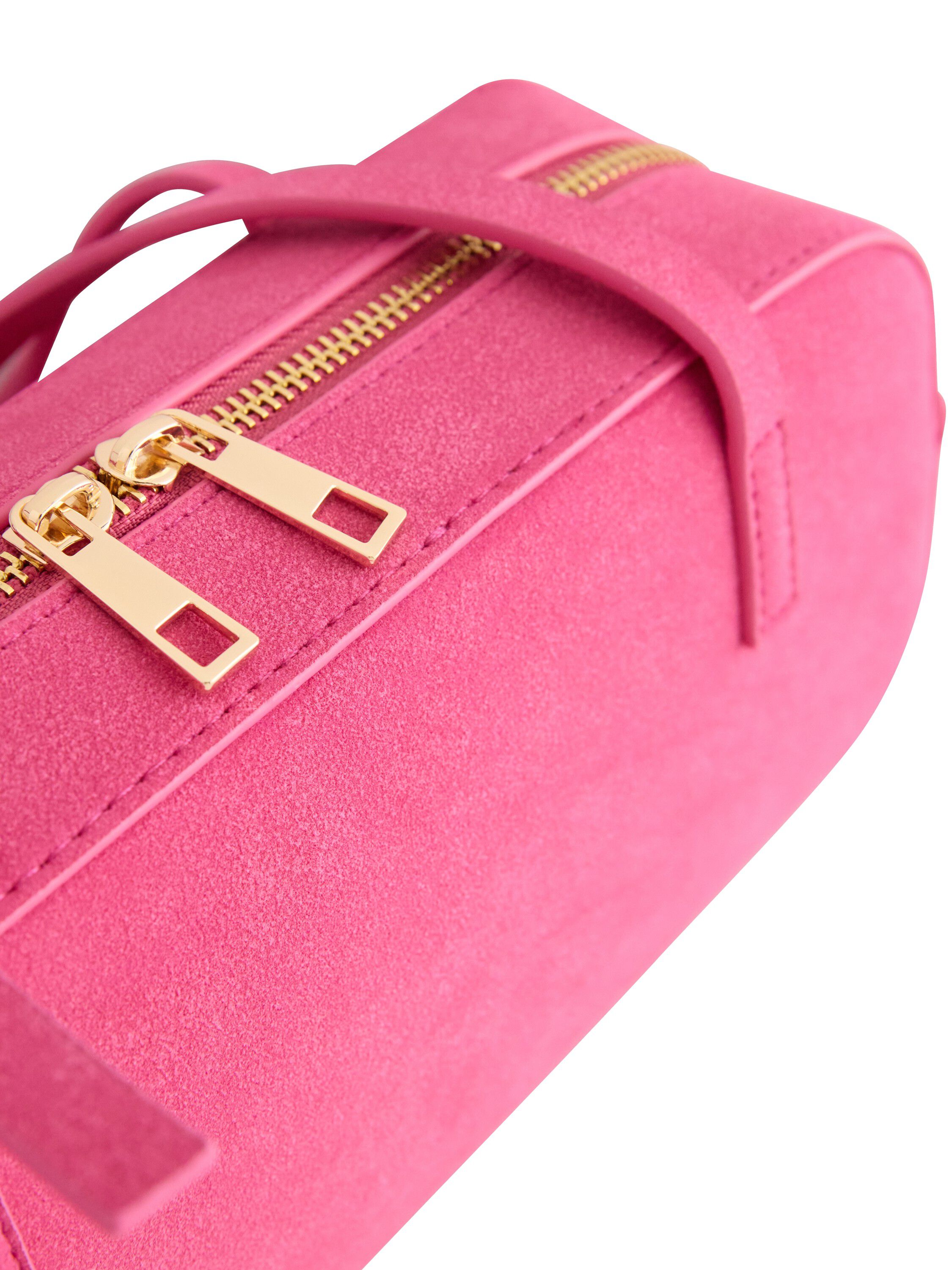 Lille taske med korte h&aring;ndtag samt