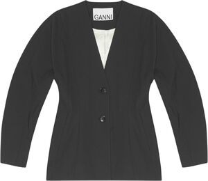 Drapey Melange Fitted Shaped Sleeve