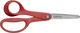Kids scissors left handed red
