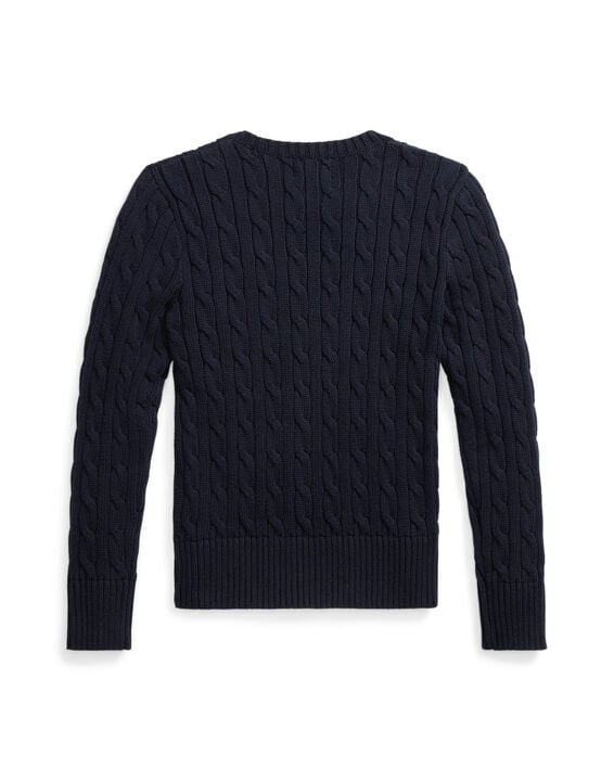 Cable-Knit Cotton Sweater Teens
