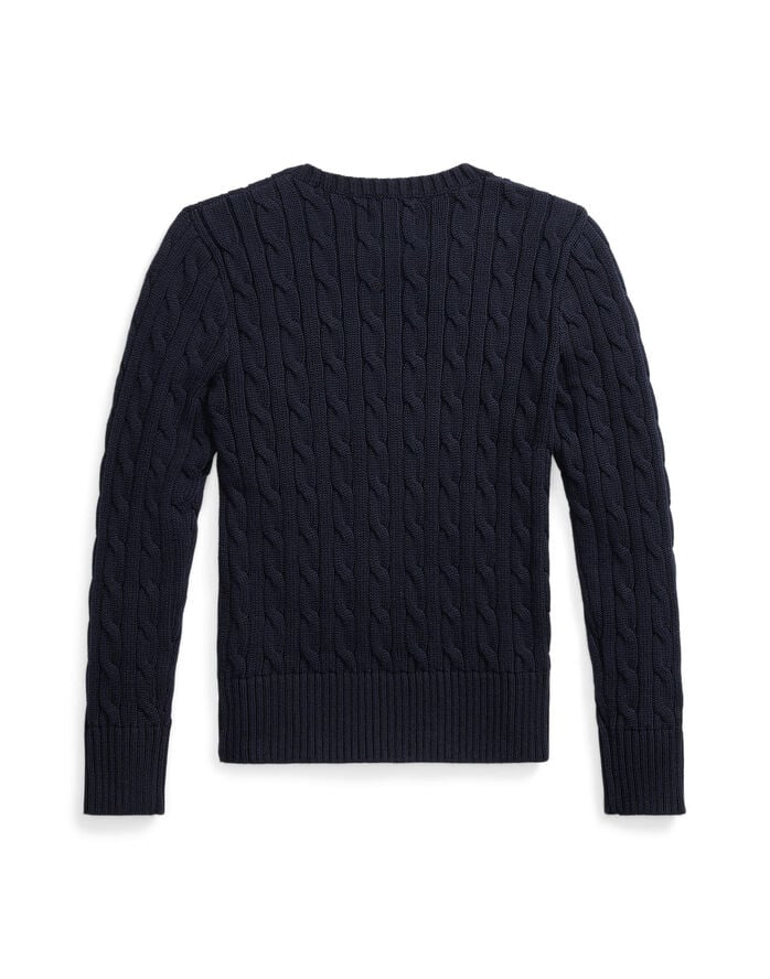 Cable-Knit Cotton Sweater Teens