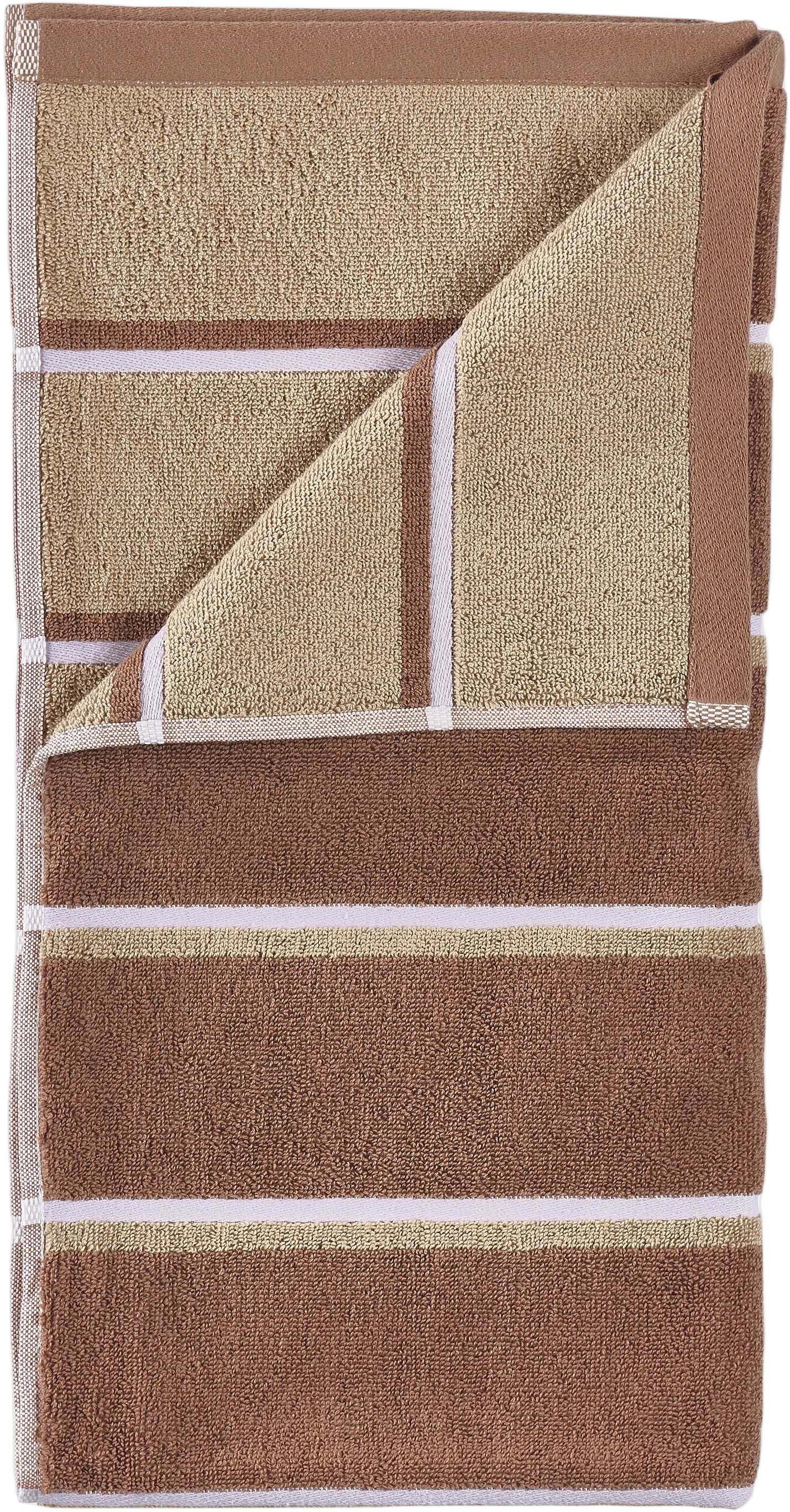 Handduk Sauna 50x100 White/Soft Grey/Eucalyptus