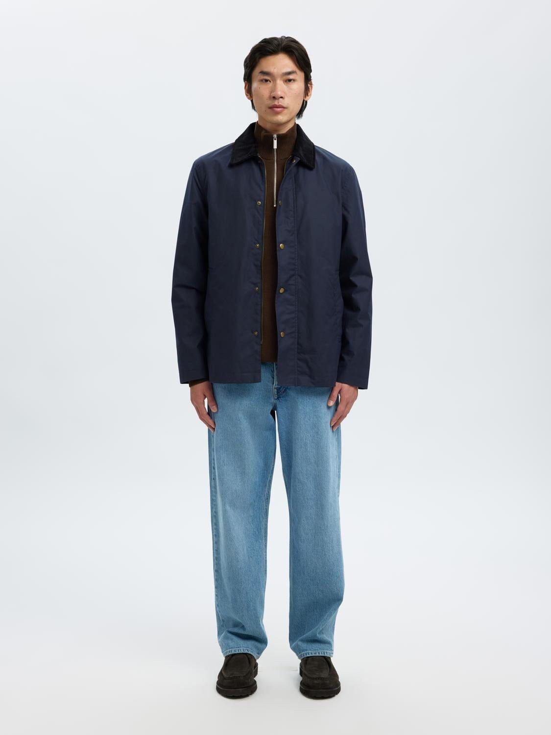 Slmdane Ls Knit Structure Half Zip Noos