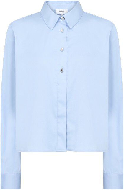 LR-ISLA SOLID 136 Skjorte Lysebl&aring;