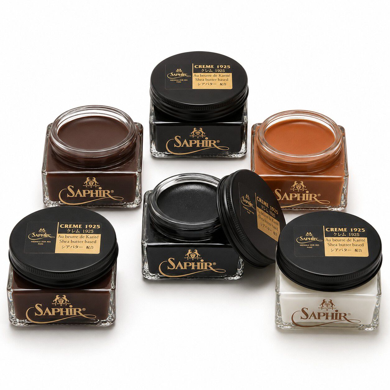 Saphir M&eacute;daille d'Or Cr&egrave;me Pommadier 1925