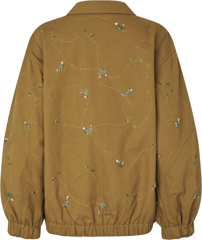 2368 Beaded Embellished Canvas, Oversized Utility Workwear J