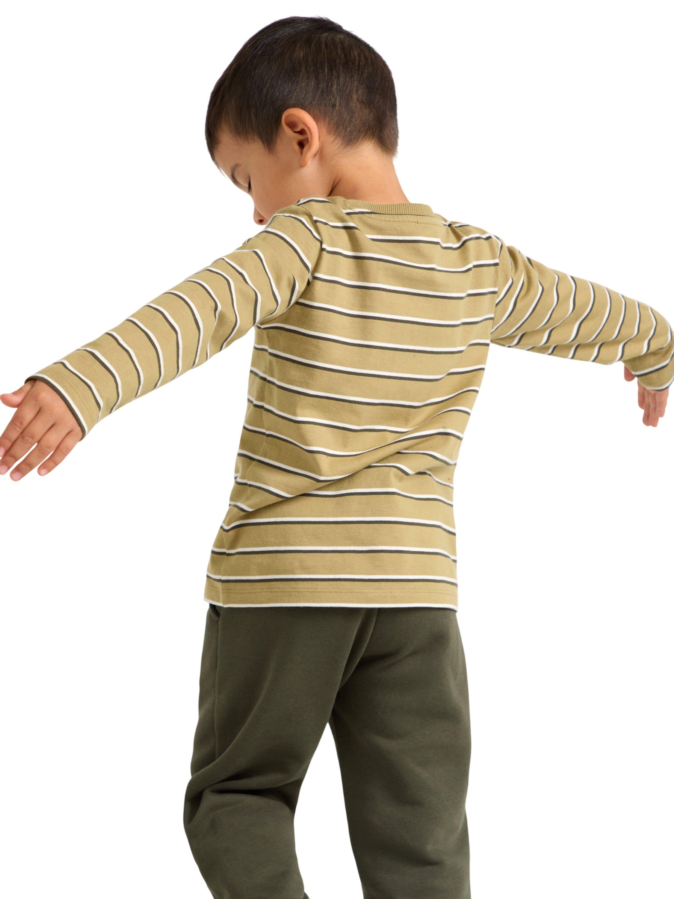 Top l s striped basic