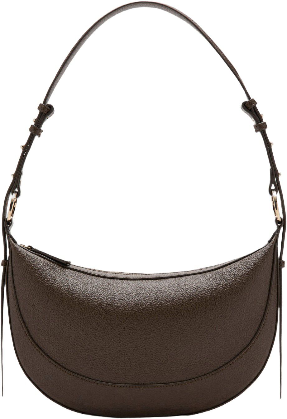 Oval shoulder bag
