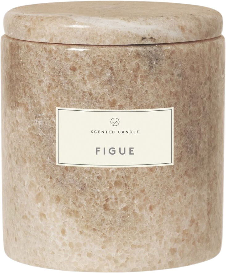 Scented Marble Candle -FRABLE- Indian Tan
