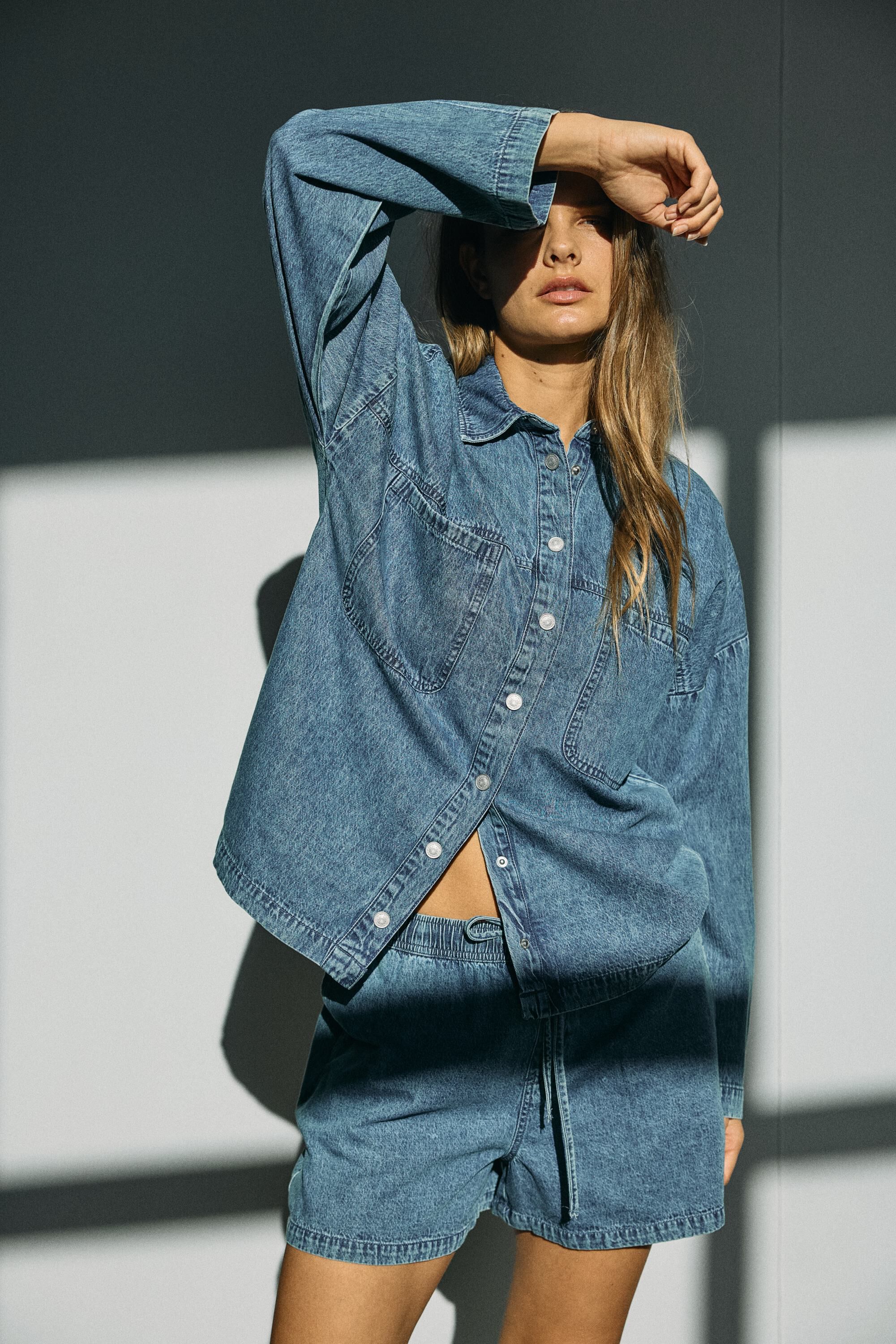 Nmenza L/S Oversize skjorta Mg004Mb Noos