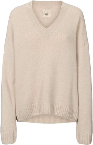 Elvira Lambswool V-neck Knit