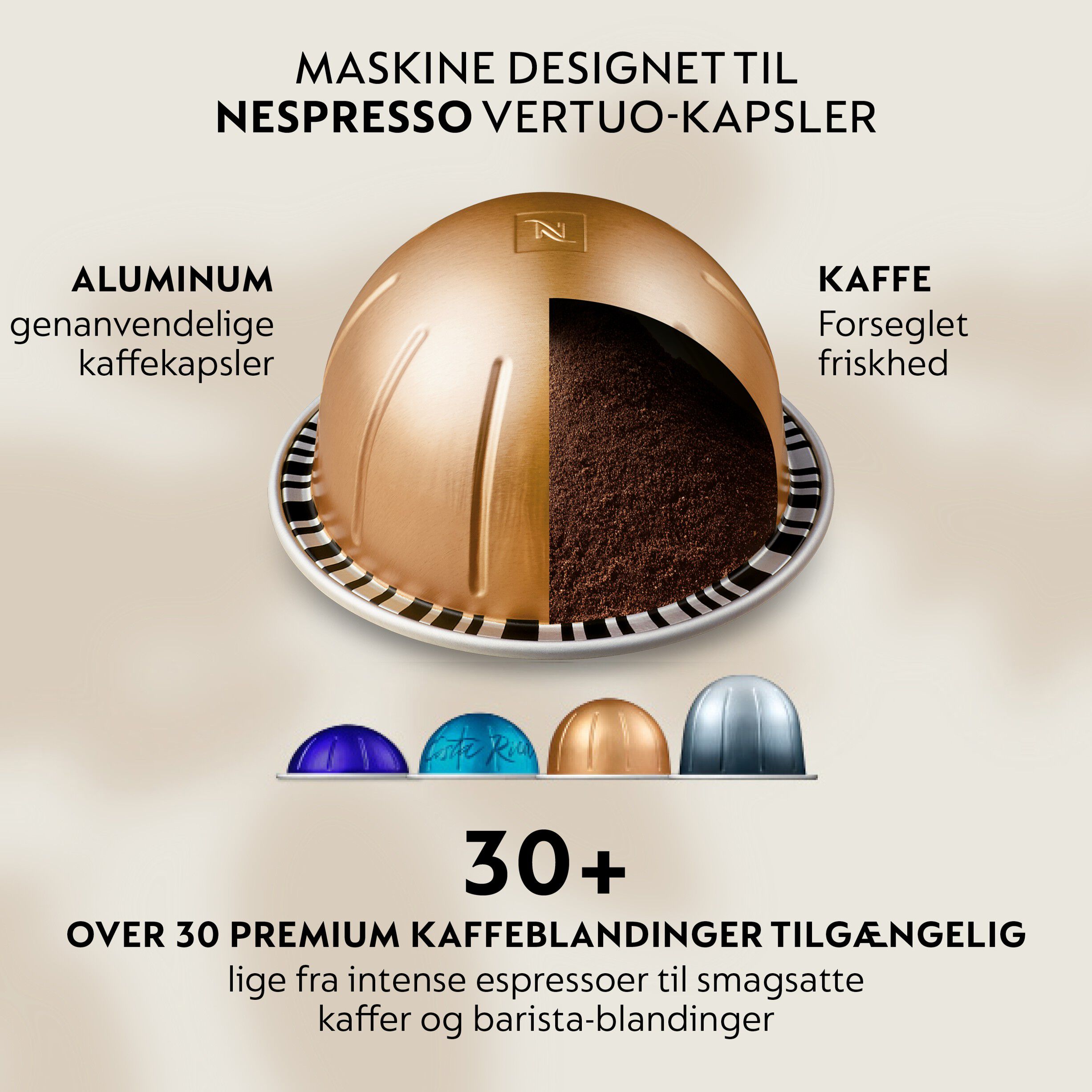 Nespresso Vertuo UP bundle (Gr&aring;)