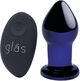 GLAS - RECHARGEABLE REMOTE CONTROLLED VIBRATING BUTT PLUG