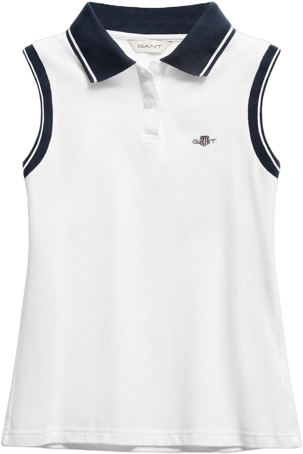 Shield Sleeveless Polo Top