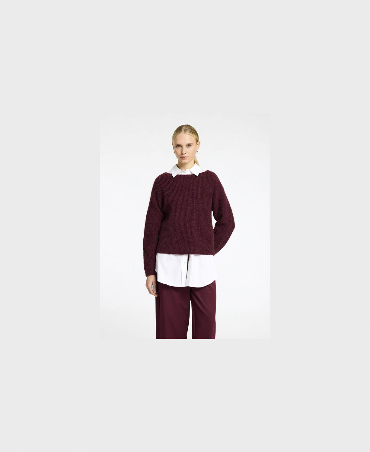 SLFSINE LS KNIT BOAT NECK