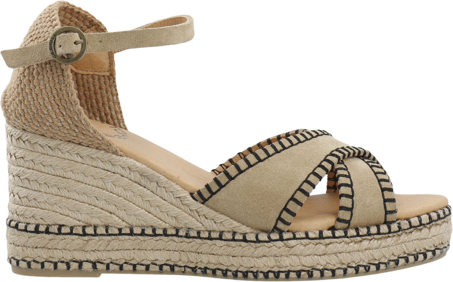 CASRITA Cross Sandal Suede