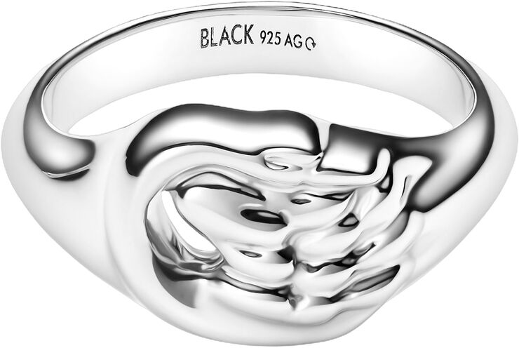 Swan Mini Signet Ring