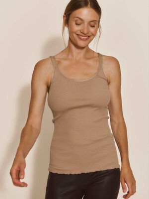 RWBelle Silk U-neck Strap Elastic Top