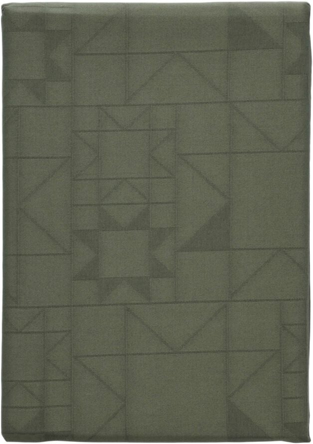 Duk 140x270 Star Damast Forest green