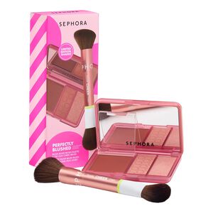 PERFECTLY BLUSHED SET - Blush blush blush-palett & dubbel kindborste