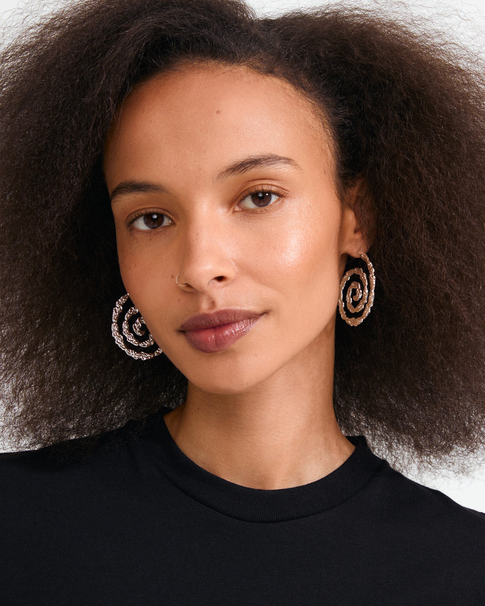 STILL earrings silver-plated