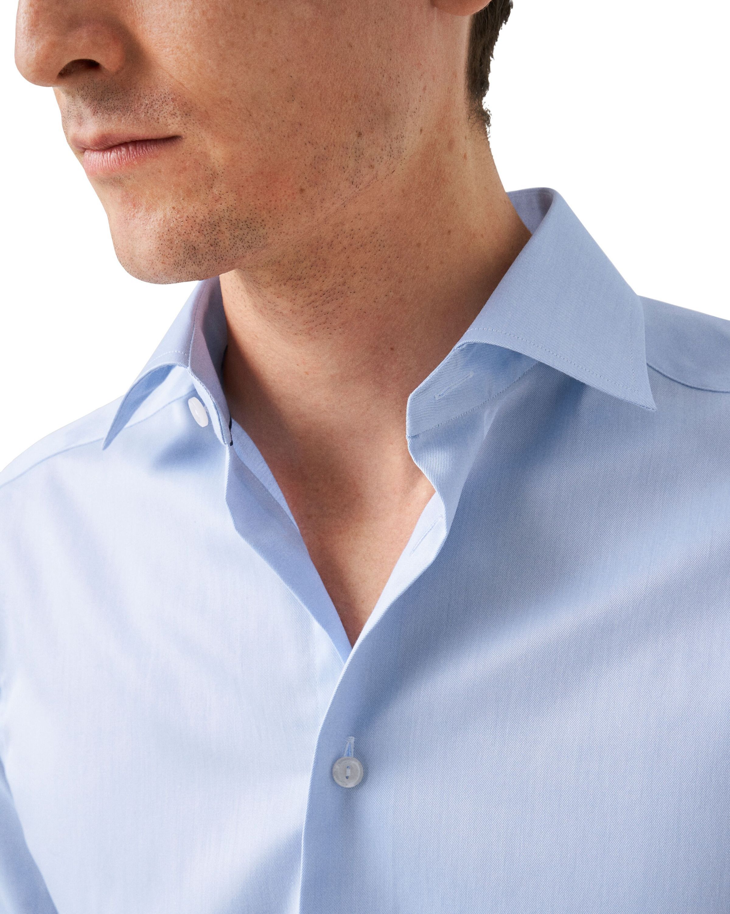 Dark Blue Signature Twill Shirt - Contemporary Fit