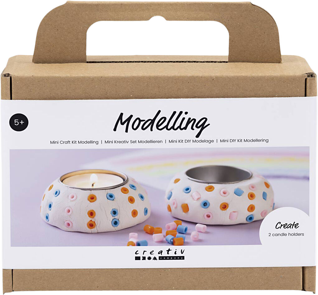 Mini DIY Kit Modellering, Lysestager