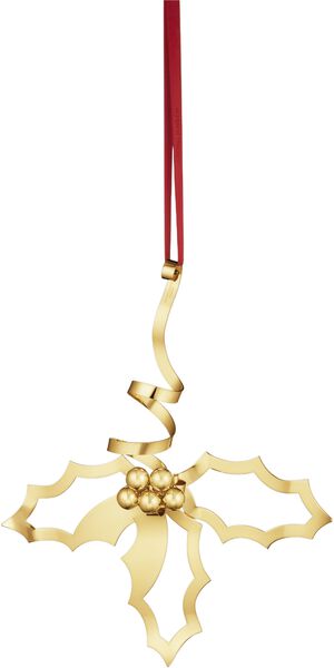 2026 juleornament mistelten 18 kt. guld