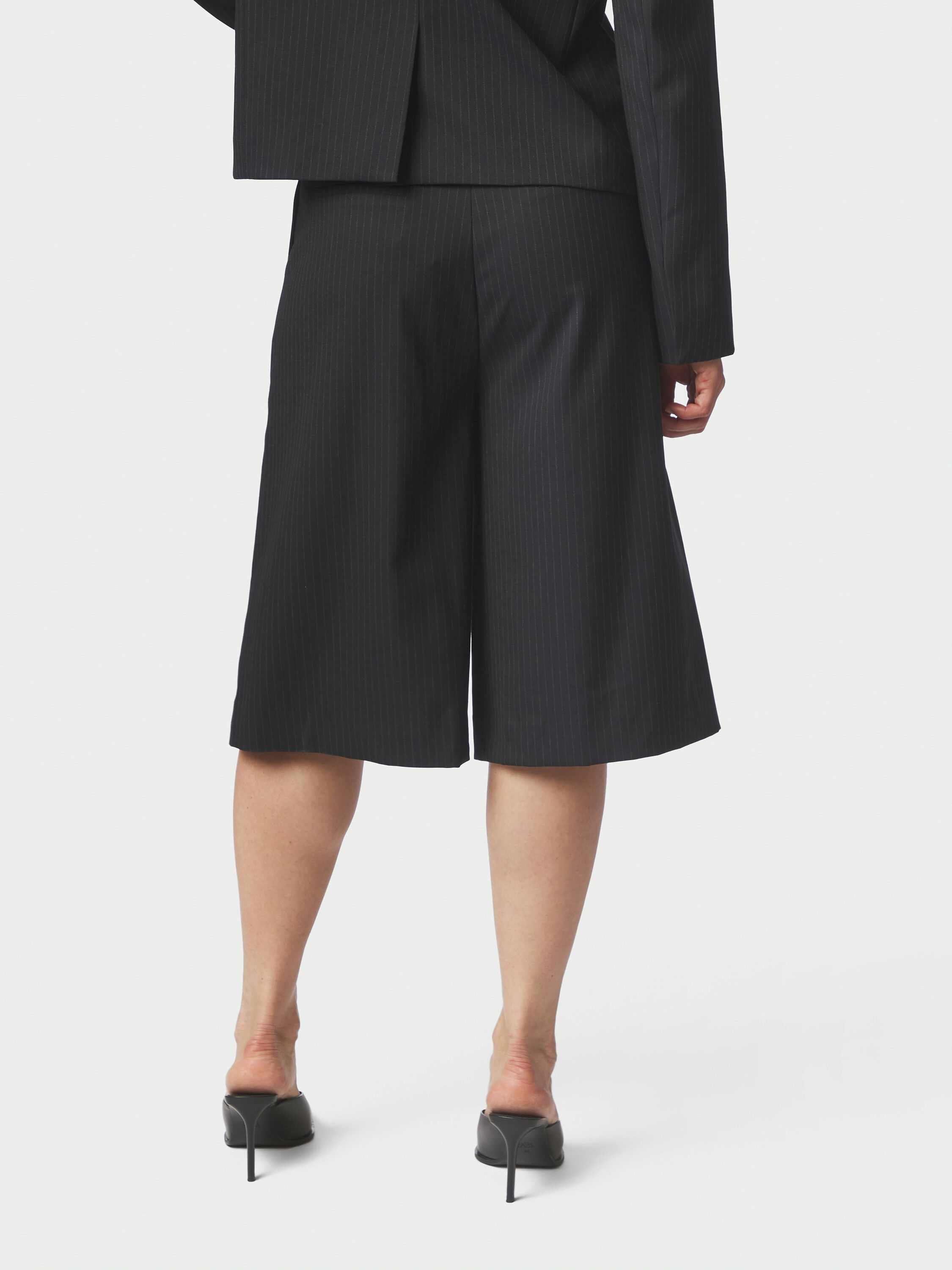 Rima Slim Pinstripe Shorts