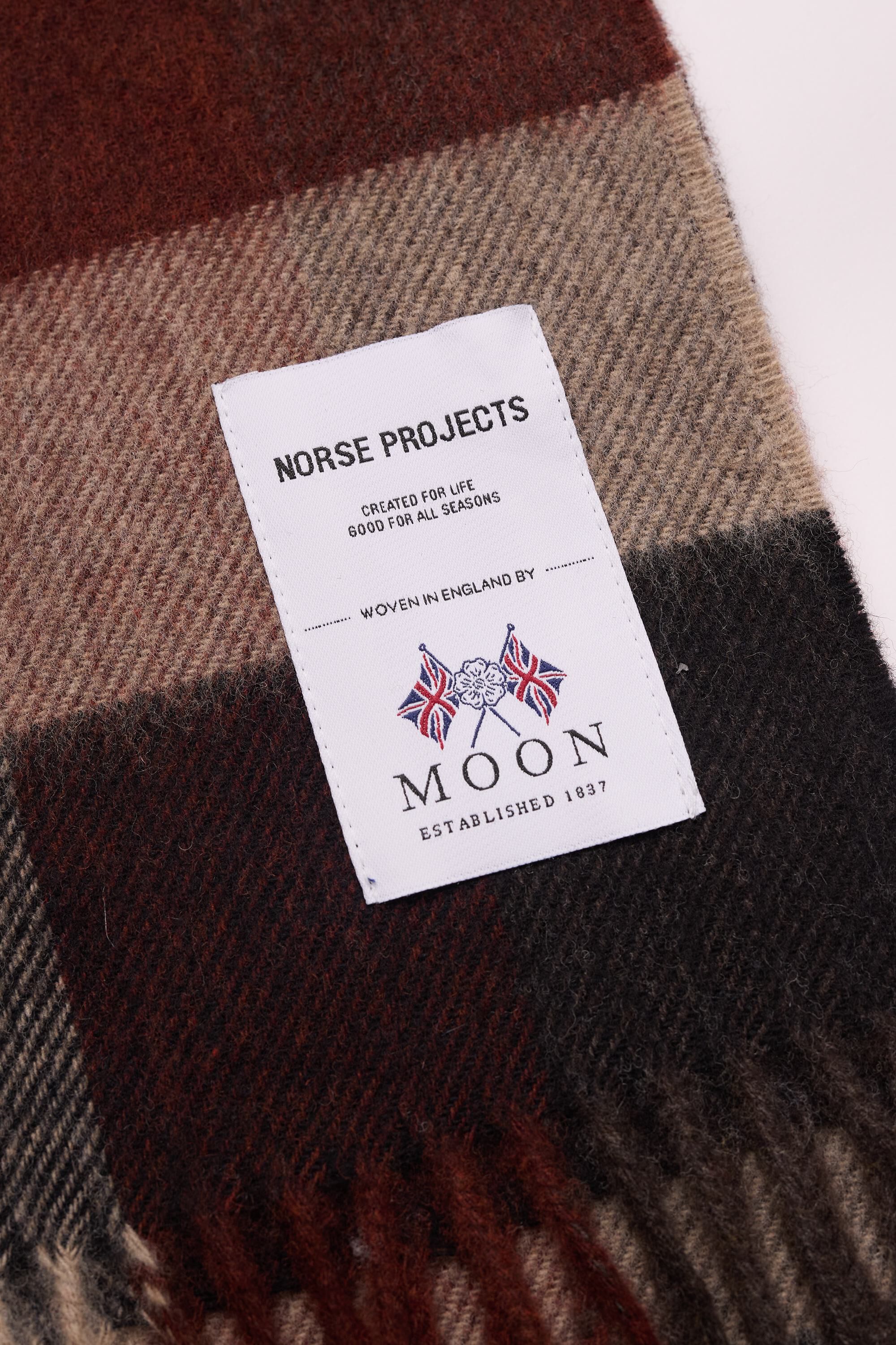Norse Moon Merino Lambswool Checked Scarf