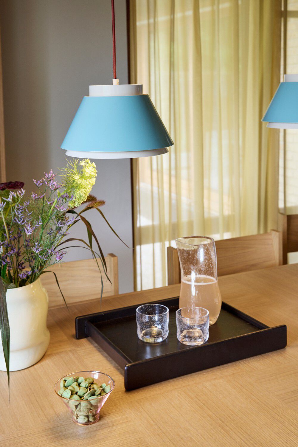 Remi Pendant Blue/Beige