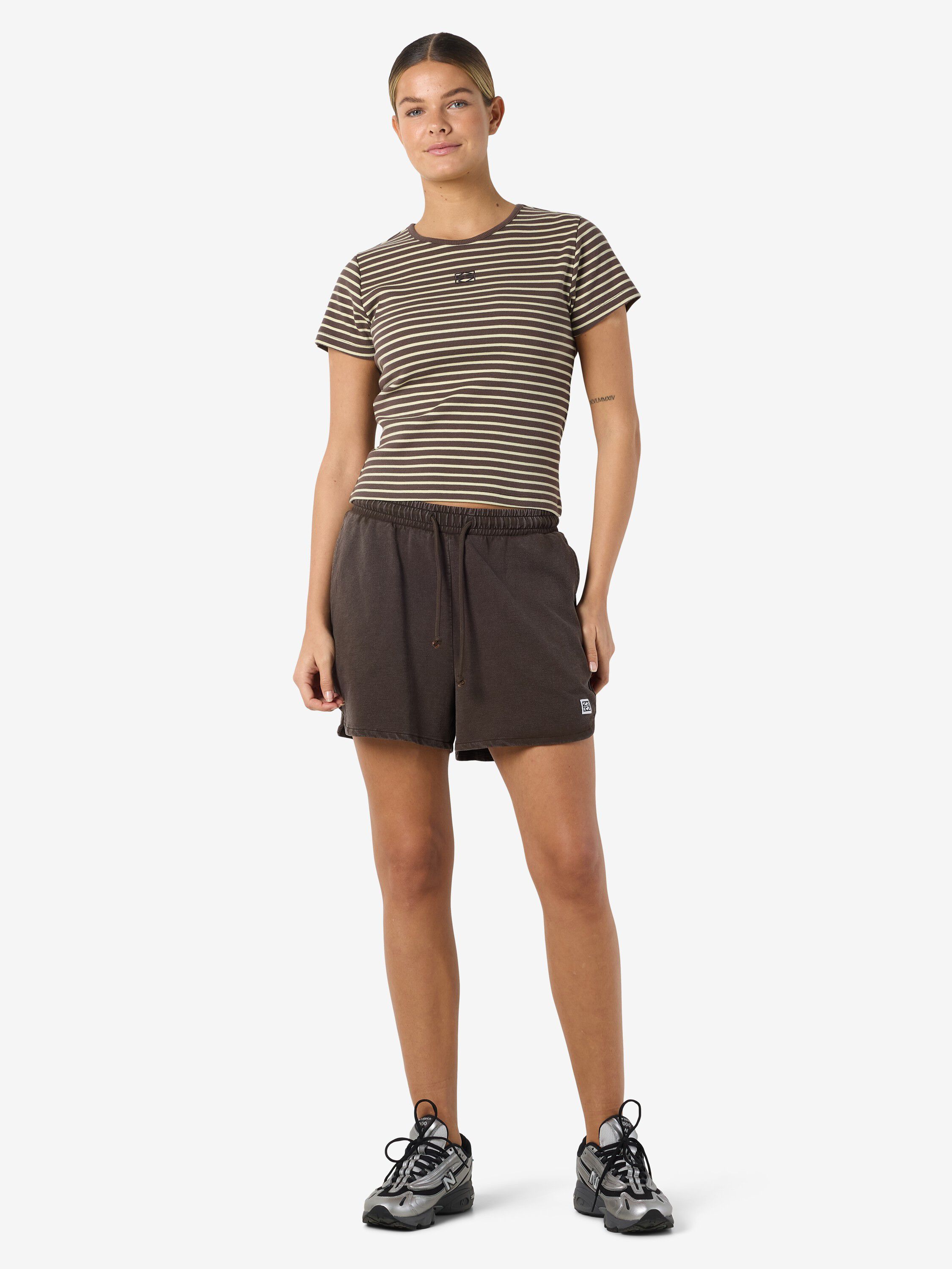 Nmjudy S/S Striped Baby Tee Jrs