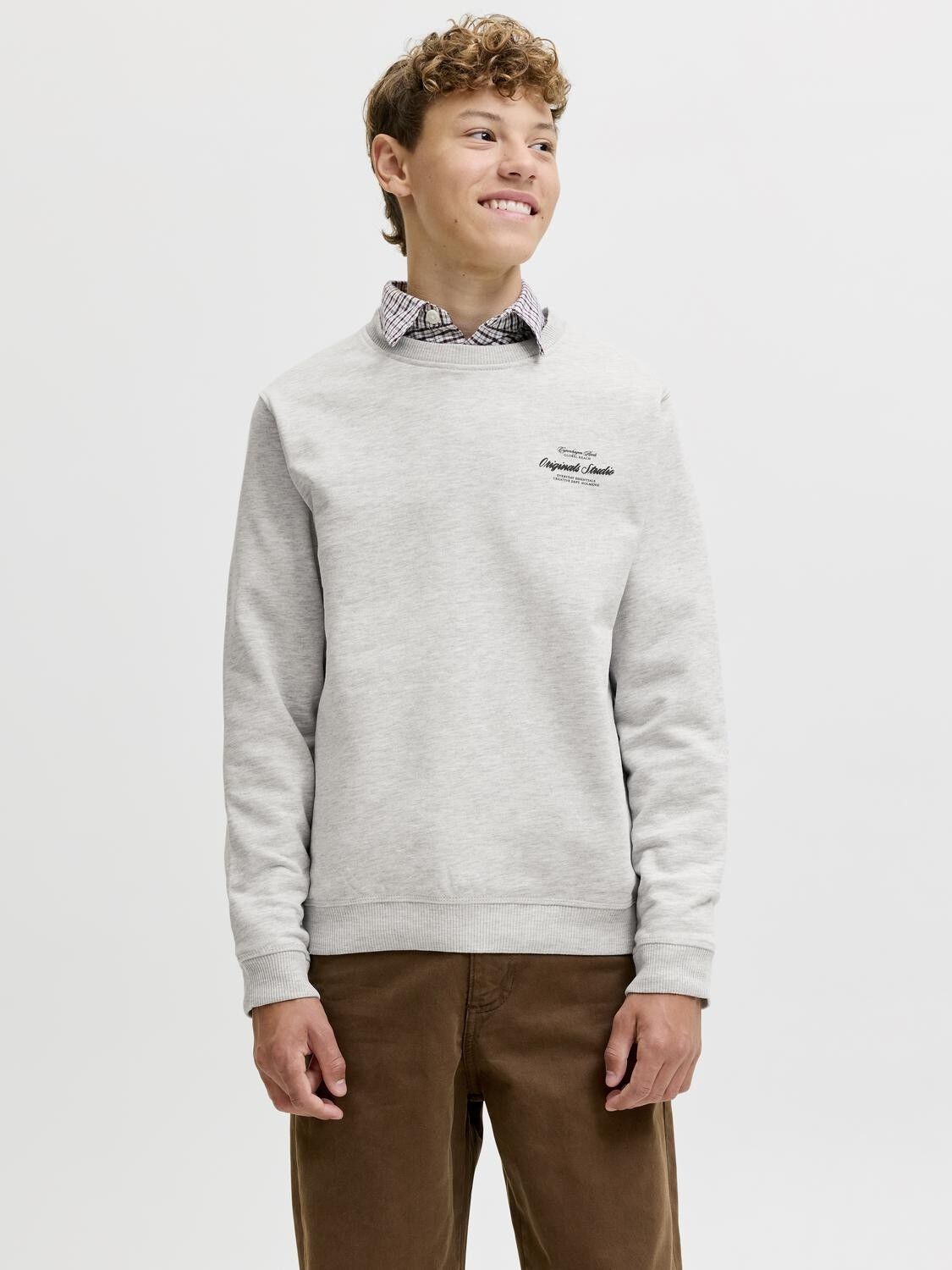 Jornorrebro Typo Back Sweat Cn Jnr
