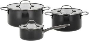 Grytset m lock Blavet 6 delar Aluminium/keramisk beläggning