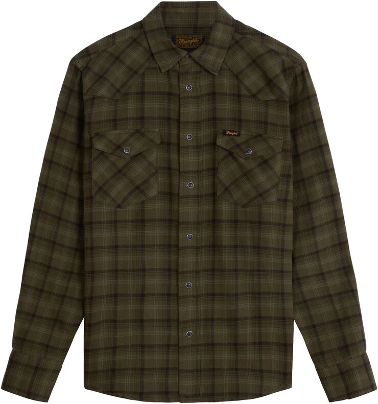 WESTERN_SHIRT OLIVE_NIGHT