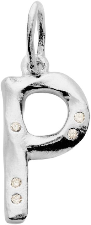 Alphabet Pendant Silver