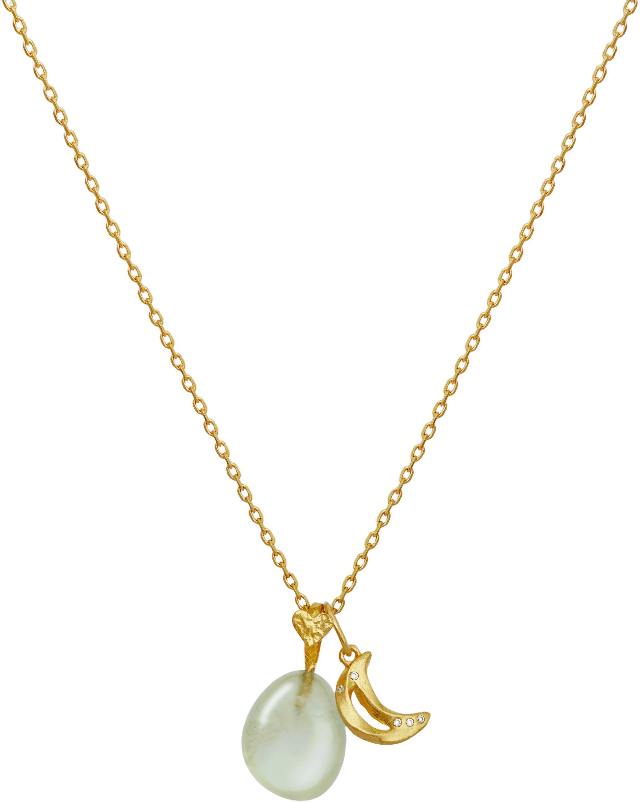 Prehnite Earth Pendant