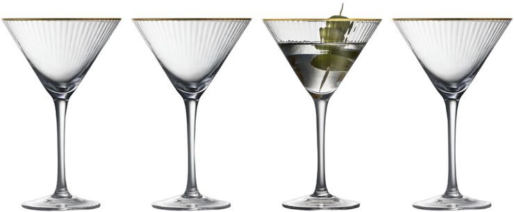 Martiniglas Palermo Gold 25 cl 4 st